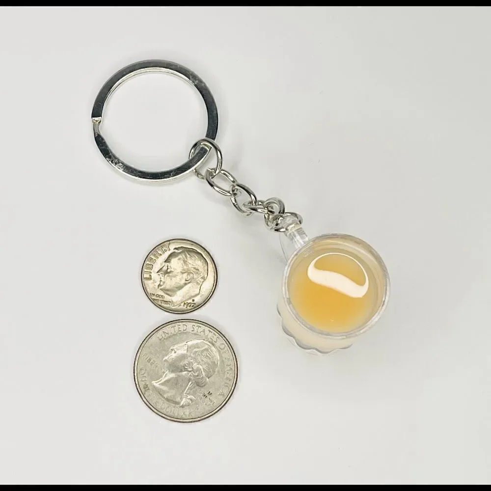 Bubble Tea with Boba Mug Keychain